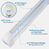 Led Shop Lights,Led Shop Lights 4FT 50W 6500K 7000LM Clear White,Shop Light 4FT 110V Linkable Integrated V-Shape for Shop Garage,Warehouse