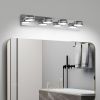 LED Vanity Lights 28in Bathroom Lights Fixtures over Mirror 4 Light LED Lighting Fixture for Bathroom 18W Mirror Lighting Fixture Modern Bath Light Ba