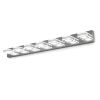45" Modern Chrome 7-Light LED Vanity Light, Square Acrylic Lampshades Wall Mount Fixture for Bathroom, Mirror Lighting