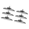 6 Pack LED High Bay Lights, 5000K 150W 21000LM Super Bright UFO LED Warehouse Shop Lights, IP65 Waterproof