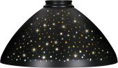 Metal Lamp Shade For Floor Lamp, Etched Stars Torchiere Lamp Shade Replacement