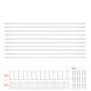 10-Pack 6.6 ft/2M U Shape LED Aluminum Channel, with Milky Cover, End Caps and Mounting Clips, Aluminum Profile for LED Strip Light Installations