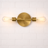 Reverie Double Lights Bathroom Wall Sconce over Mirror Bedroom Hallway Entryway 5"W × 10.75"H × 5"E