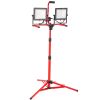 LED Work Light with Stand, 2PCS 10000 Lumen Dual-head LED Work Light with 27.6\"-68.1\"" Adjustable and Foldable Tripod Stand"