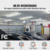 10 Pack LED Shop Light, 4 FT, 40W Linkable Shop Light Fixture, 6500 LM Ceiling Lights 59 in Power Cords with ON/OFF Switch 48 in Connector Cables