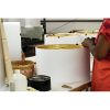 Deep Cone Hardback Lampshade with Washer Fitter, Beige Color Fabric Lampshade for Table Lamps, Natural Linen, 5" Top x 13" Bottom x 10" Height