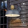 Outdoor Gooseneck Barn Light â€“ Blue