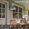 Outdoor Gooseneck Barn Light â€“ Blue