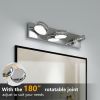 LED Vanity Lights 20in Bathroom Lights Fixtures over Mirror 3 Light LED Lighting Fixture for Bathroom 18W Mirror Lighting Fixture Modern Bath Light Ba