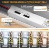 4FT LED Vapor Tight Light Fixture, 1-Pack, 10-in-1 Adjustable (4 Power/5CCT), 7800LM, IP65 Waterproof Dustproof, AC100-277V, ETL Certified
