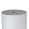 D16x28.5" Glass Table Lamp