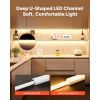 10-Pack 6.6 ft/2M Plus-Size U Shape LED Aluminum Channel, with Milky Cover, End Caps and Mounting Clips, Aluminum Profile for LED Strip Light