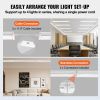 4FT LED Wraparound Light, 50W, 5500LM Flush Mount LED Shop Light, 4 Pack 6500K Daylight LED Kitchen Ceiling Lighting Fixtures
