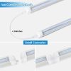Led Shop Lights,Led Shop Lights 4FT 50W 6500K 7000LM Clear White,Shop Light 4FT 110V Linkable Integrated V-Shape for Shop Garage,Warehouse