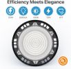 High Bay LED Lights: 4-Pack 200W UFO LED Light with Plug & Play Plug - 5000K IP65 Waterproof Shatterproof Lighting Fixture
