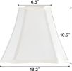 Square Lamp Shades for Floor and Table Lamps, 6.5x13.2x10.6