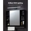 Bathroom Vanity Light Bar, 24.02-Inch, LED Modern Light Fixture Over Mirror, with 360° Rotatable, IP44 Waterproof, 18W, 6000K