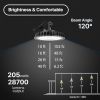205W LED High Bay Lights,5000k Daylight 28700LM High Bay Lights,Non-Dim, AC120V
